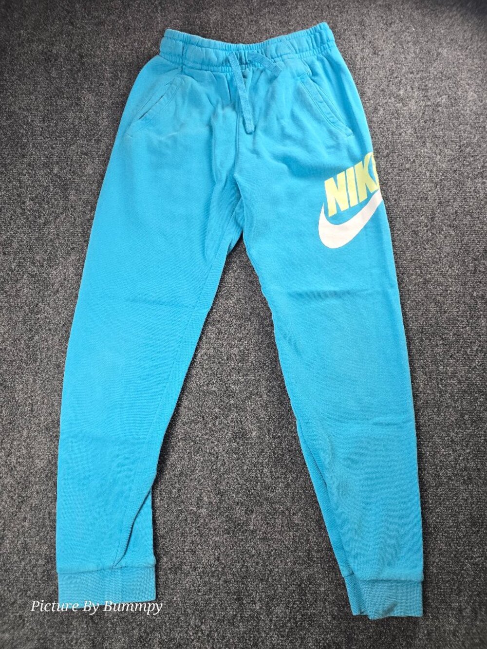Nike Sportswear Youth Club Fleece Joggers - Aqua Blue (Size L)